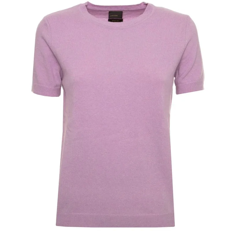 T-Shirt Giro in lana vergine e cashmere 