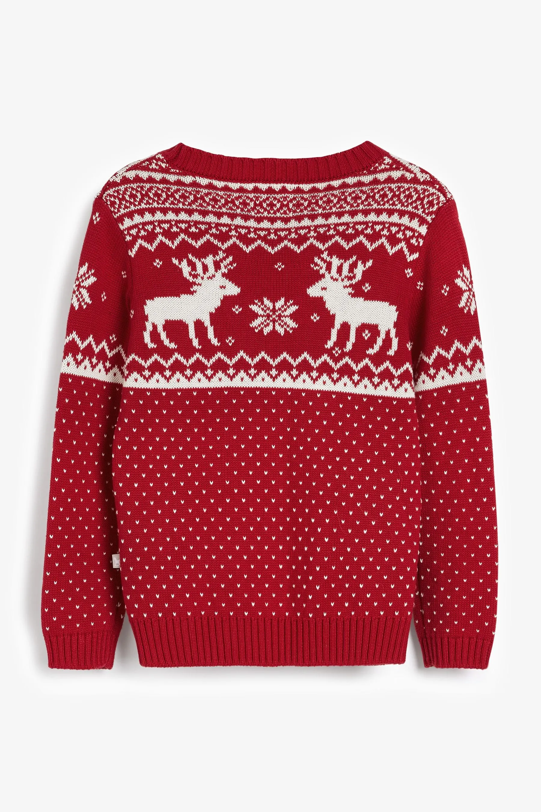 The Little Tailor Bambini Natale Renna Fairisle Maglione    
