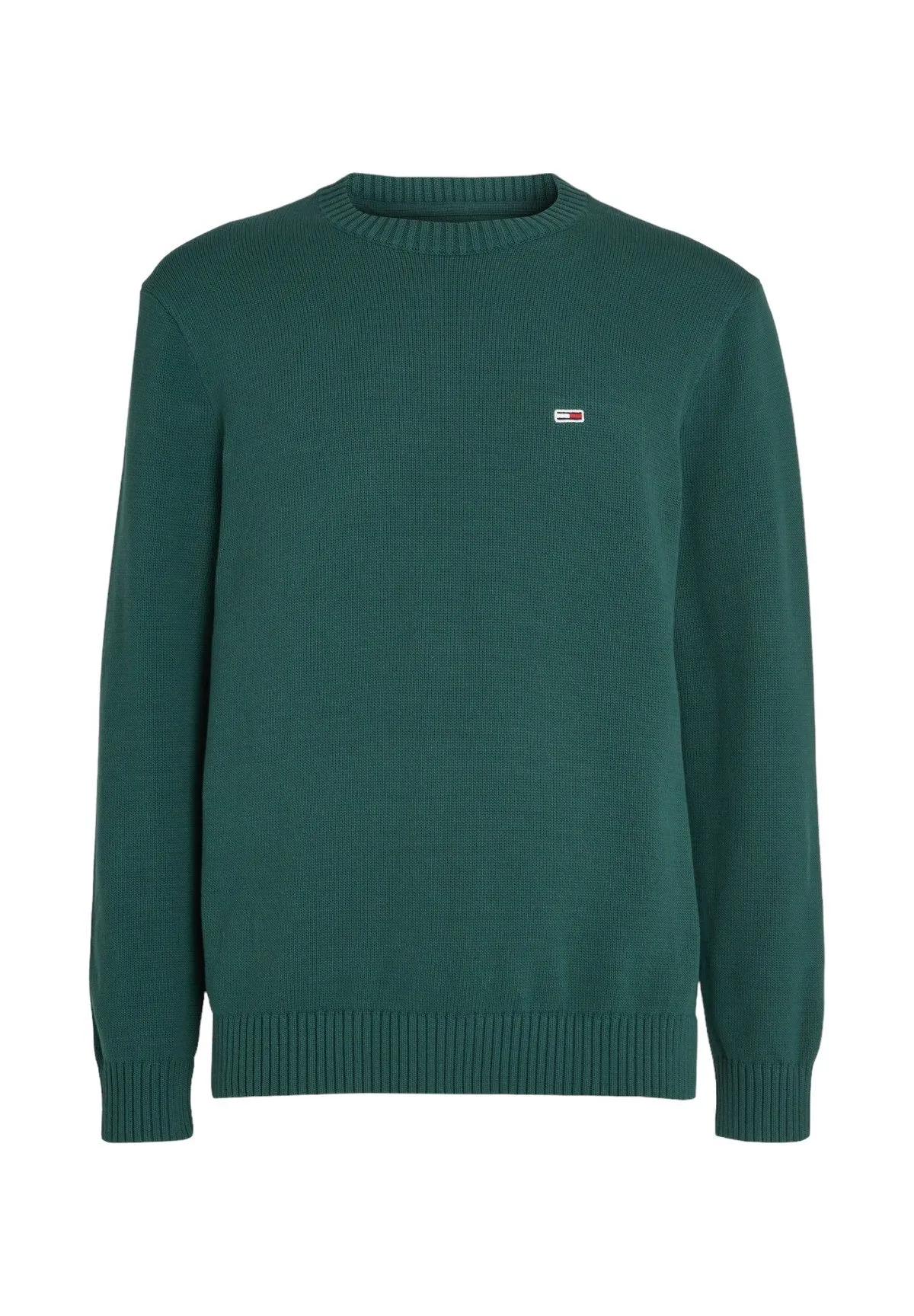 Tommy Jeans Uomo Maglione Girocollo DM0DM18370-L4L Verde