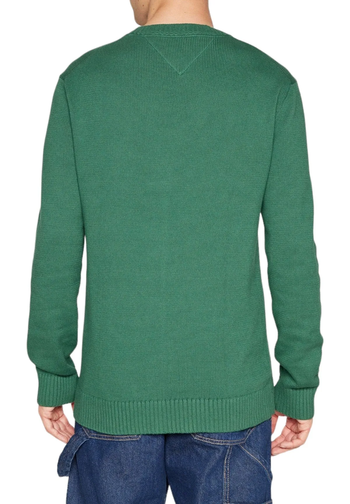 Tommy Jeans Uomo Maglione Girocollo DM0DM18370-L4L Verde