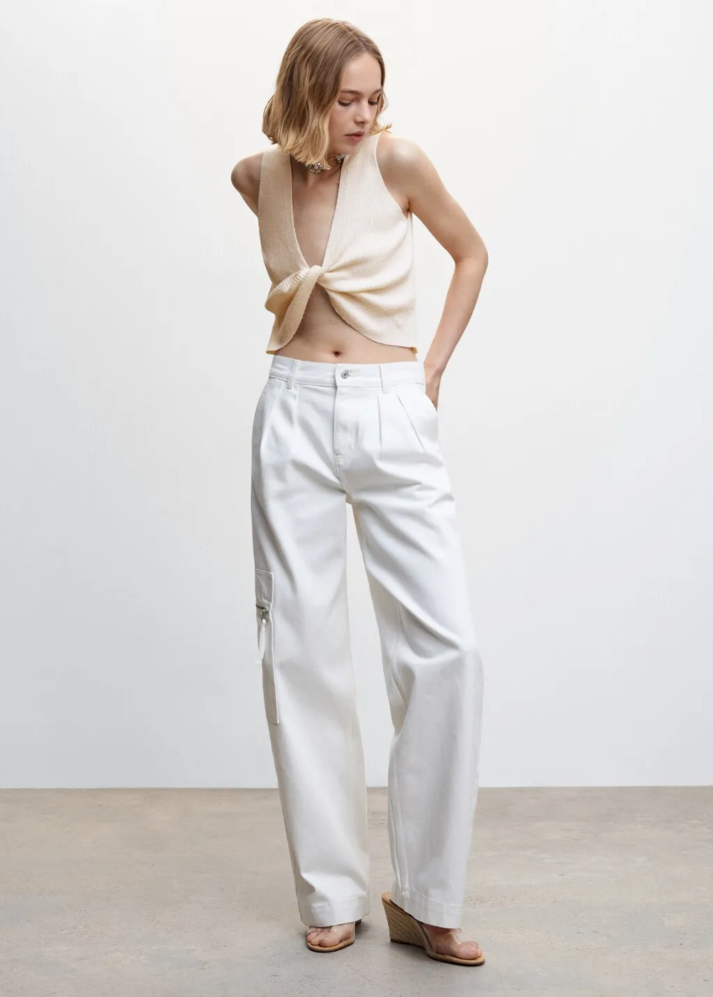 Top maglia nodo