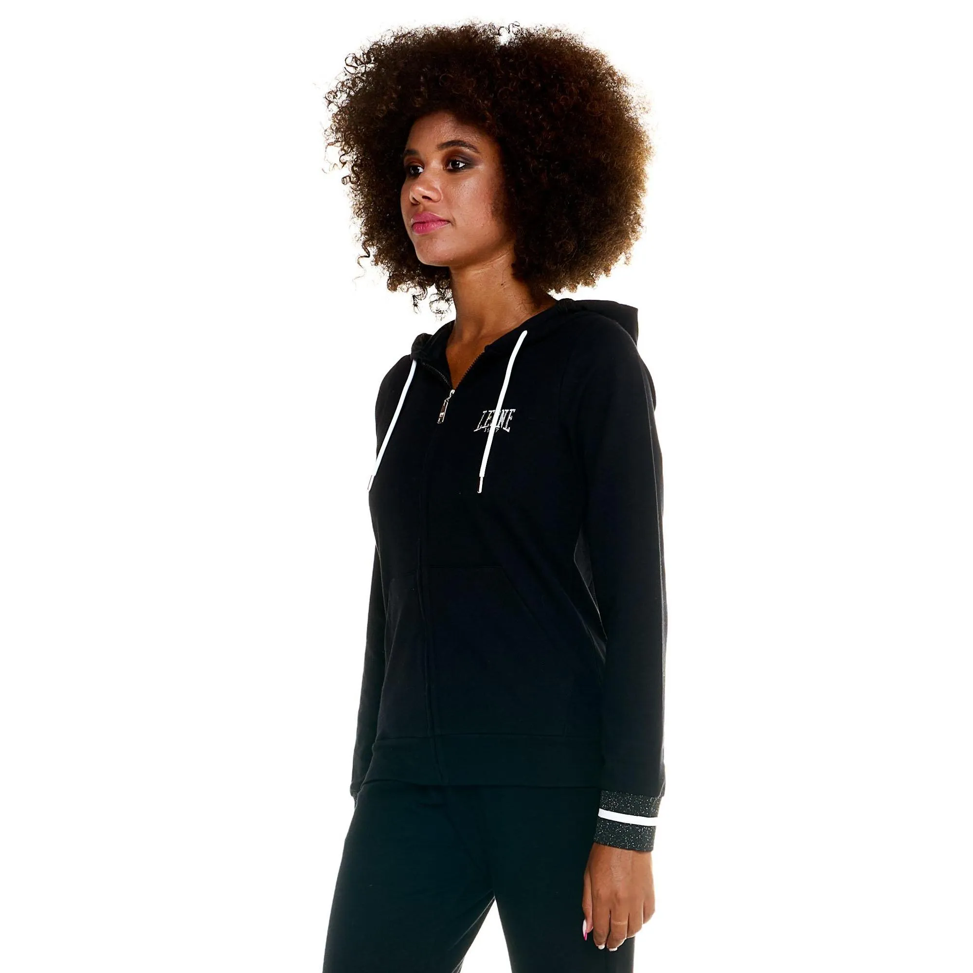 Tuta Leone con cappuccio da donna tuta con zip intera Greyss