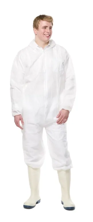 Tute monouso Reldeen, XXL Unisex, col. Colore bianco