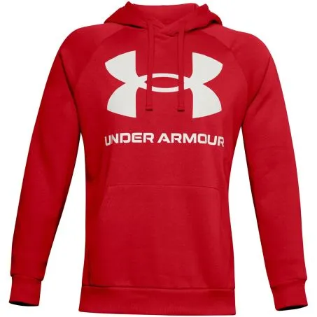 UNDER ARMOUR FELPA UA RIVAL ROSSO