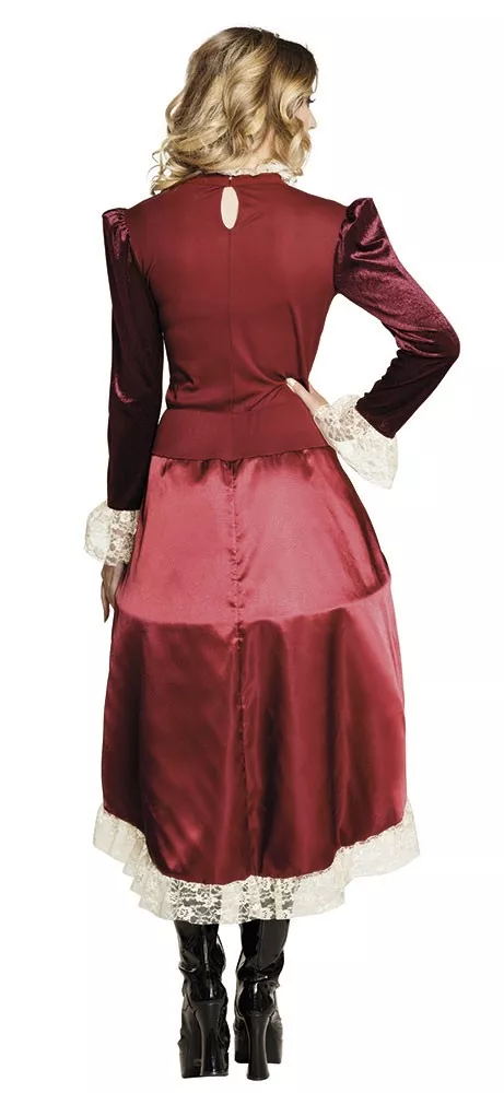 Vestito bordeaux Steampunk