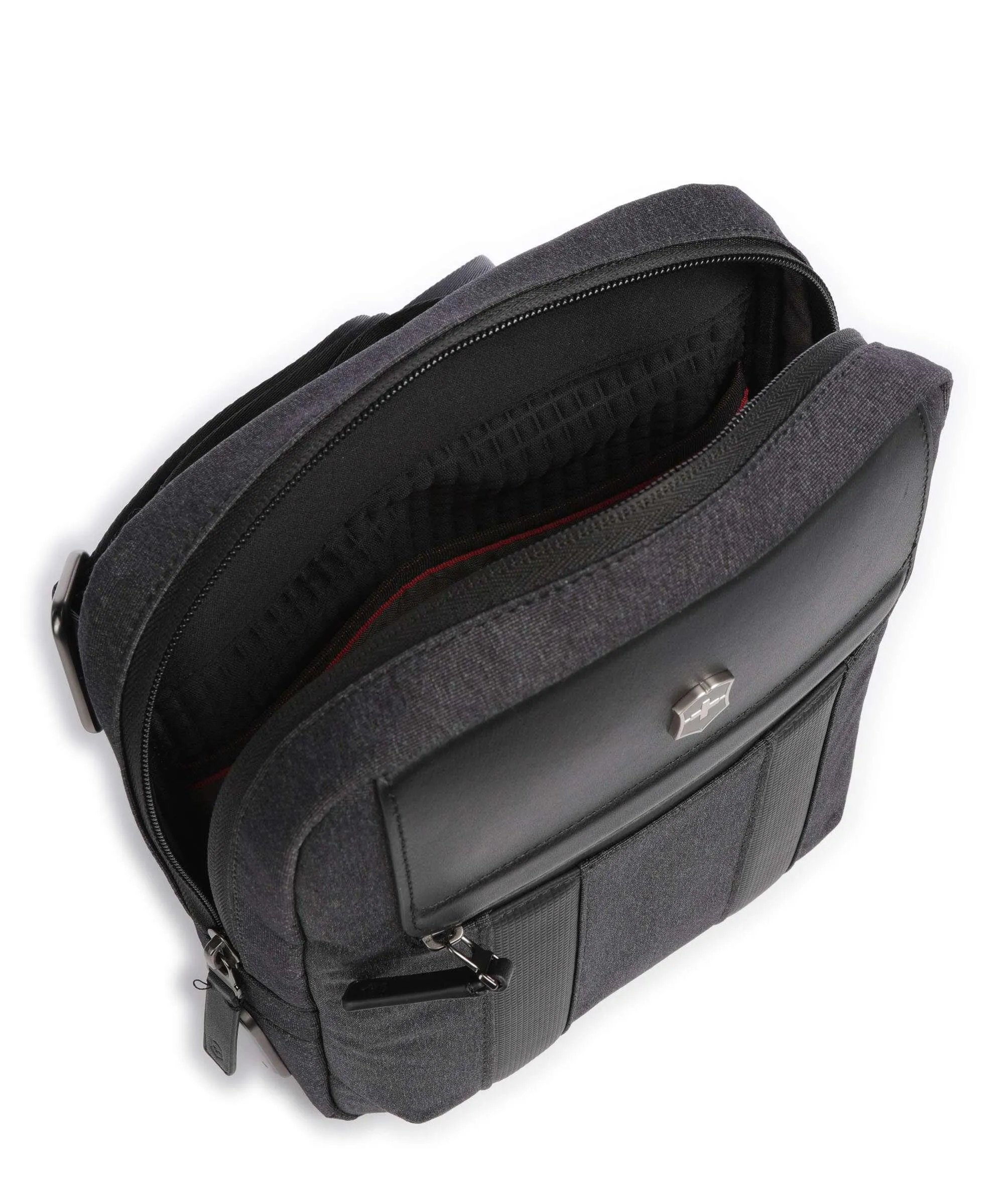  Victorinox Architecture Urban 2 Borsa a tracolla 10″ poliestere grigio scuro  