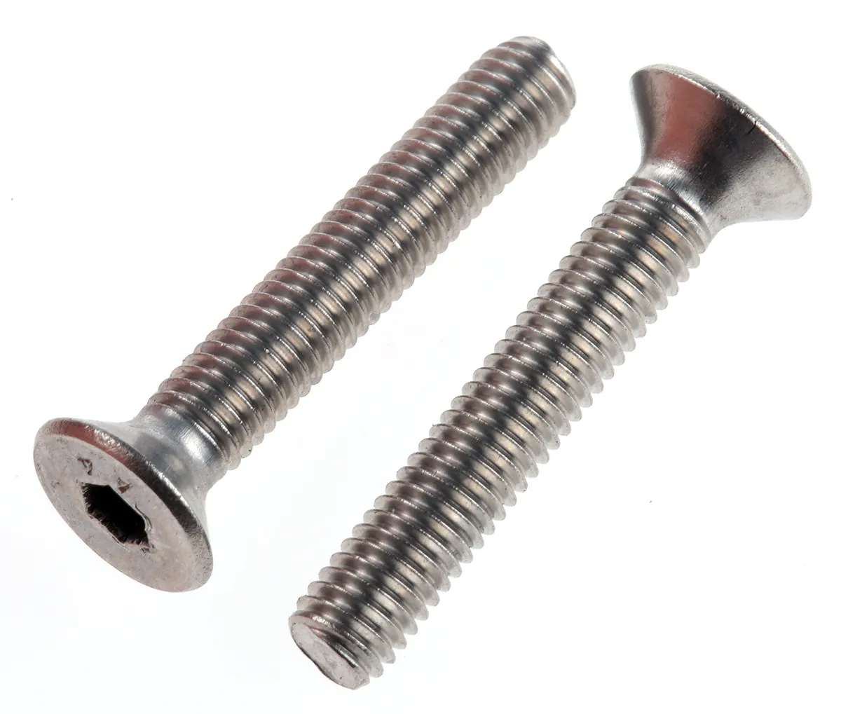 Vite a brugola con testa svasata esagonale RS PRO, M5, L. 30mm, in Acciaio inox